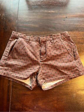 Madewell Rust Polka Dot  Shorts